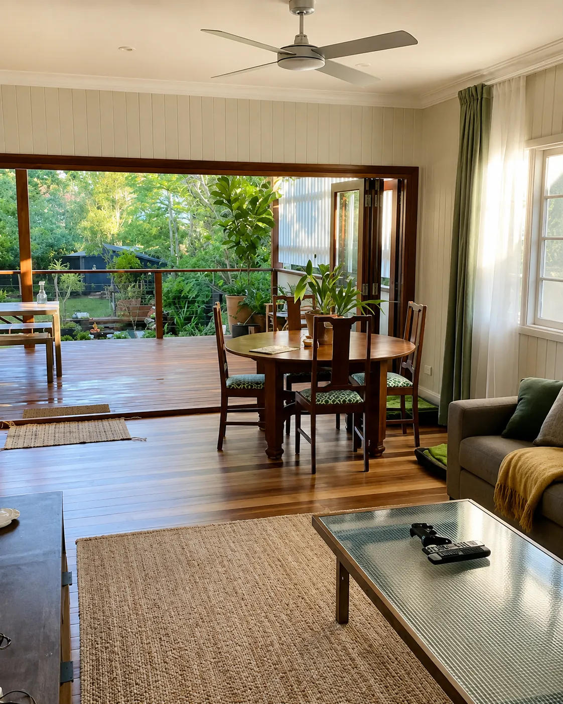 Ground floor extension under an existing Queenslander